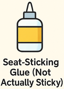 Seat-Sticking Glue (Not Actually Sticky)